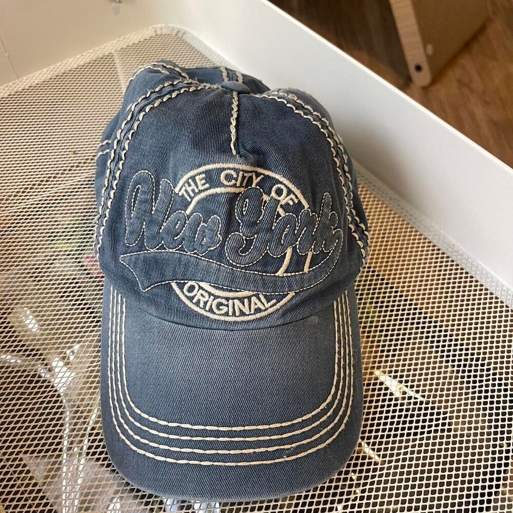 Unbranded Men's Blue and Navy Hat